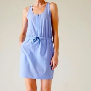Athleta expedition dress in swallowtail blue